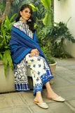 3 Piece Unstitched Digital Printed Lawn Suit ( Fine Printed Lawn Dupatta ) ZC-424