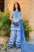 3 Piece Unstitched Embroidered Lawn Suit ( Printed Lawn Dupatta )