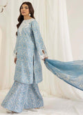3 Piece Unstitched Embroidered Lawn Suit ( Fine Printed Lawn Dupatta )