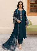 LM-585  3 Piece - Unstitched Fully Embroidered Lawn Fabric