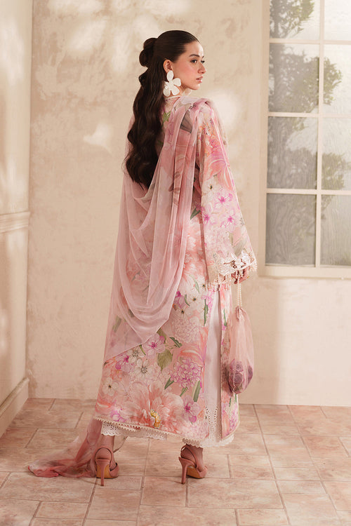 3 Piece - Unstitched Digital Printed lawn Fabric BQ-208