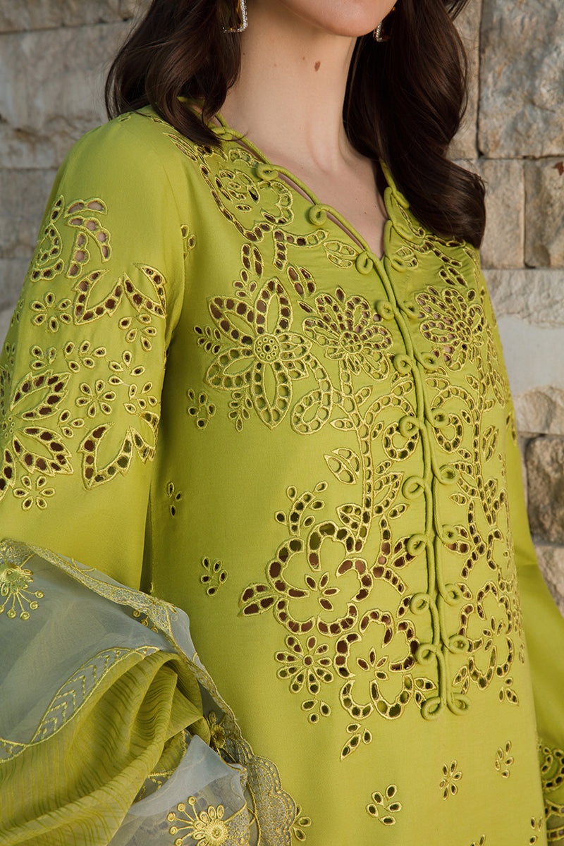 3 Piece - Unstitched Chicken Kari Embroidered Suit RR-2780