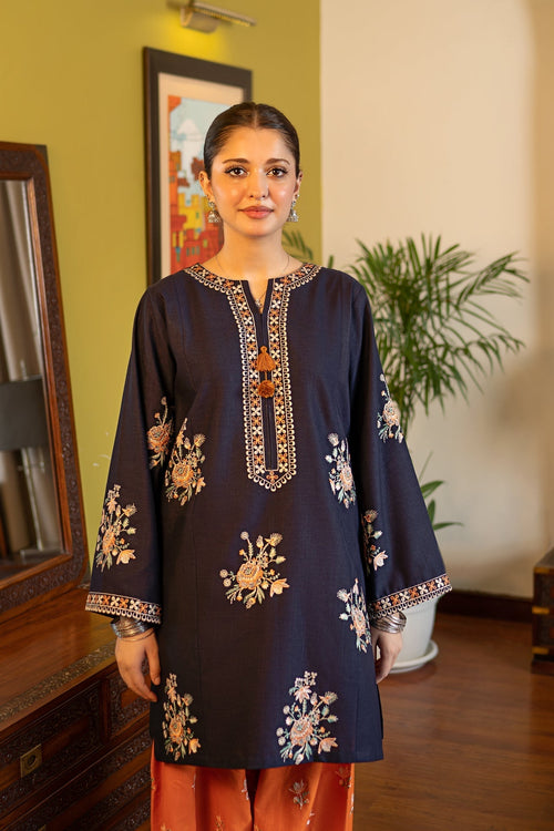 2 Piece - Unstitched Fully Embroidered Lawn Fabric