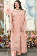 3 Piece - Unstitched Fully Embroidered Lawn Fabric