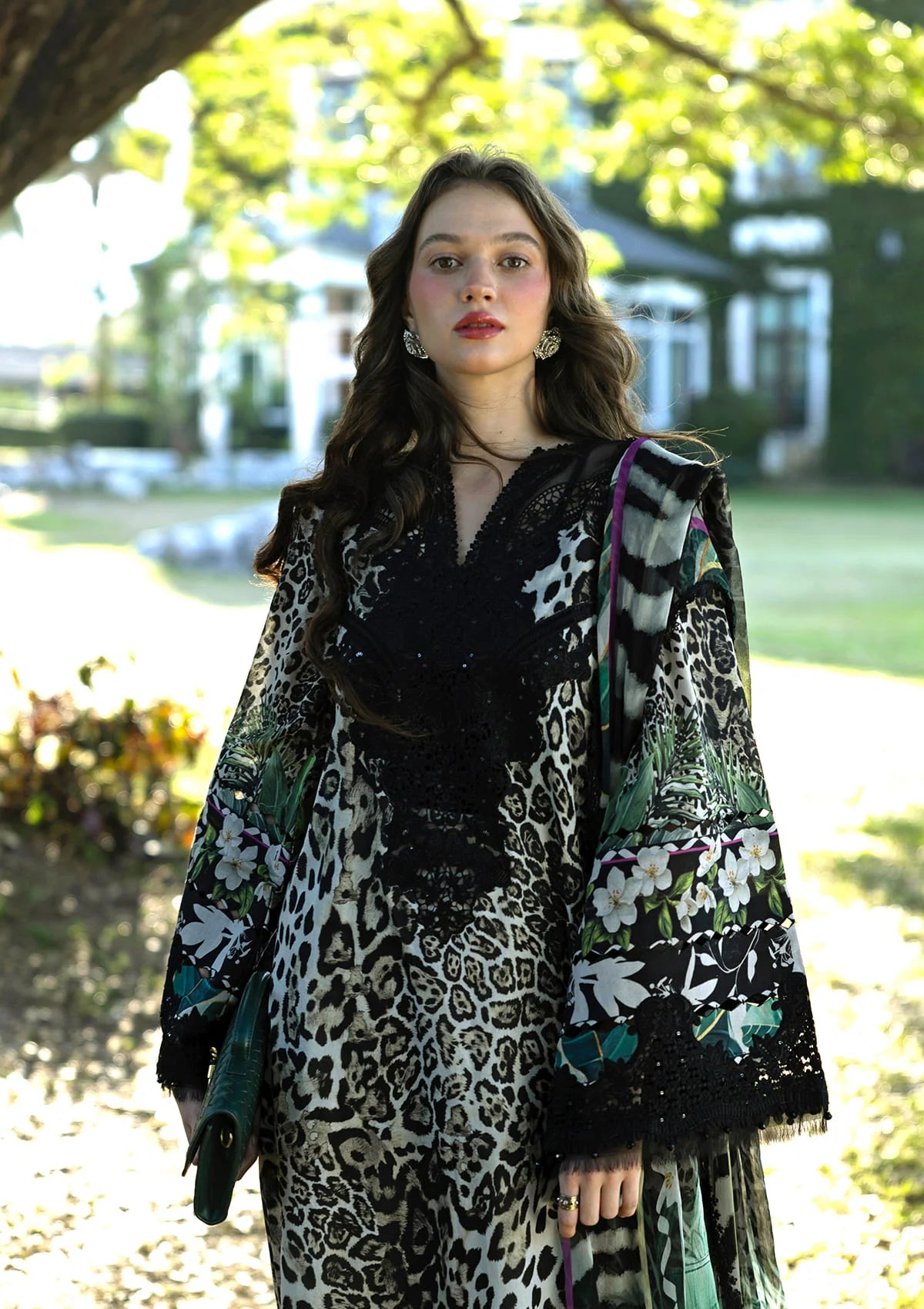 3 Piece - Unstitched Printed Lawn Fabric
