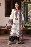 3 Piece - Unstitched Fully Embroidered Lawn Fabric JZ-2800