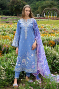 3 Piece - Unstitched Embroidered Lawn Fabric