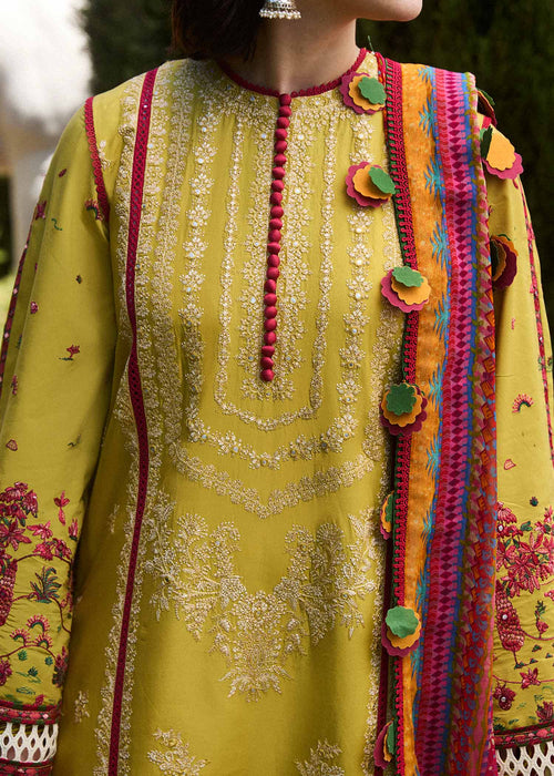 3 Piece - Unstitched Fully Embroidered Dhanak Fabric
