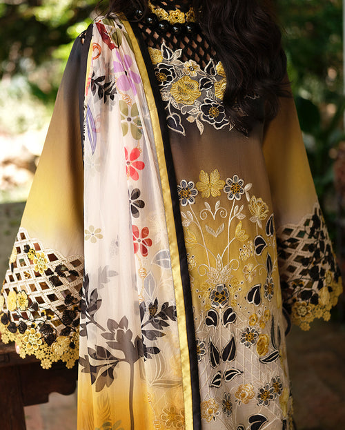 3 Piece - Unstitched Digital Printed Lawn Fabric