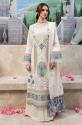 MR 2730-3 Piece - Unstitched Luxury Embroidered Lawn Fabric