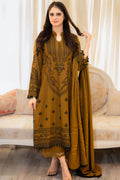 MB 100-3 Piece - Unstitched Fully Embroidered Lawn Fabric